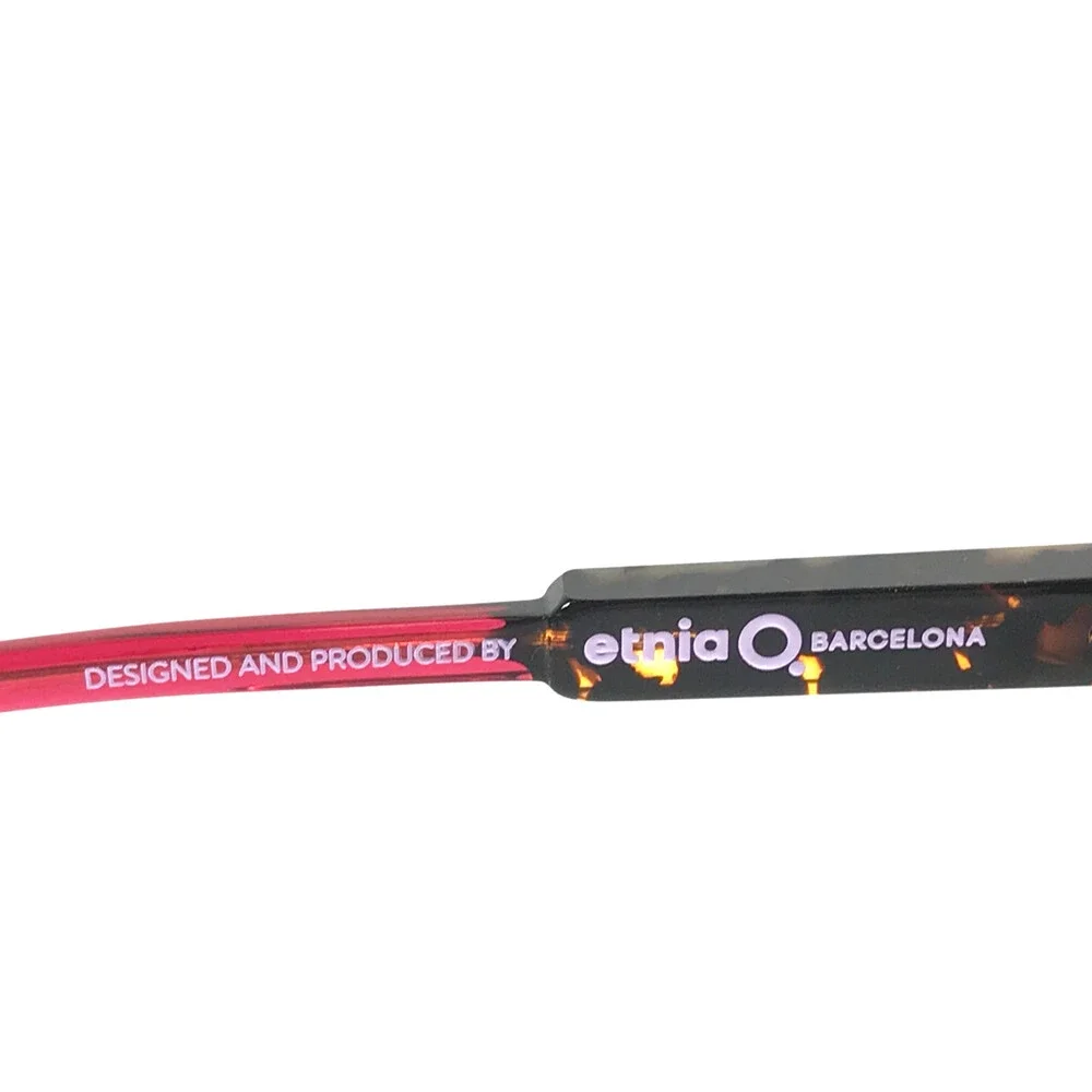 Etnia Barcelona Eyeglasses Frames CHROMA N38 RDHV Red Havana Fuchsia 55-18-140